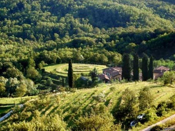 Il Borgo di Galbusera Bianca immerso nella natura