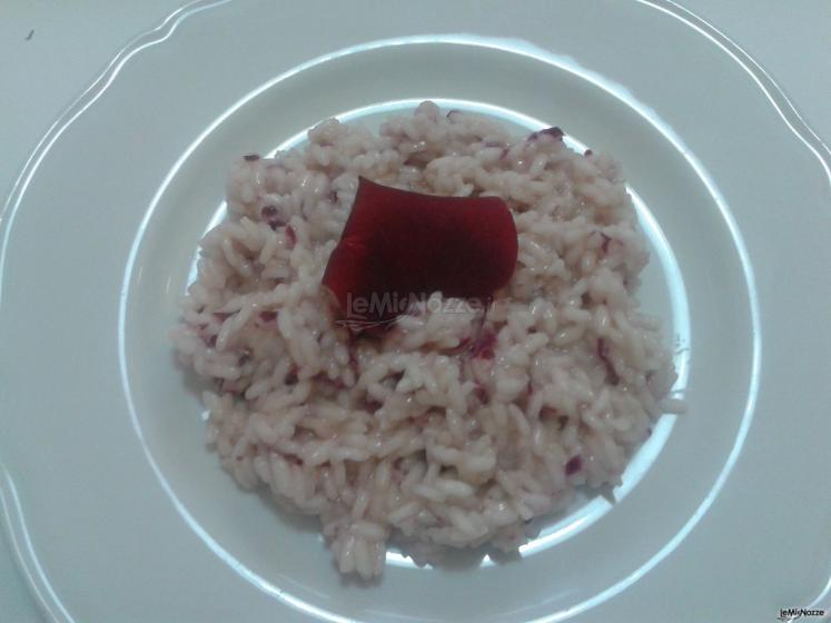 Risotto ai petali di rose - La Luce Wine & Dine Catering