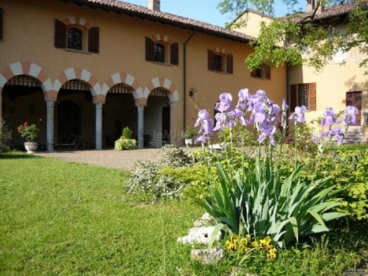 Giardino della location di matrimonio