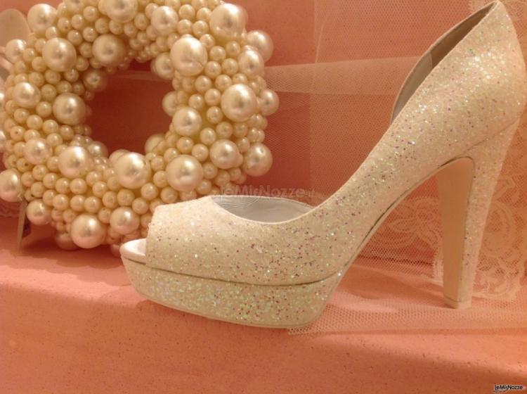 Scarpa sposa glitter