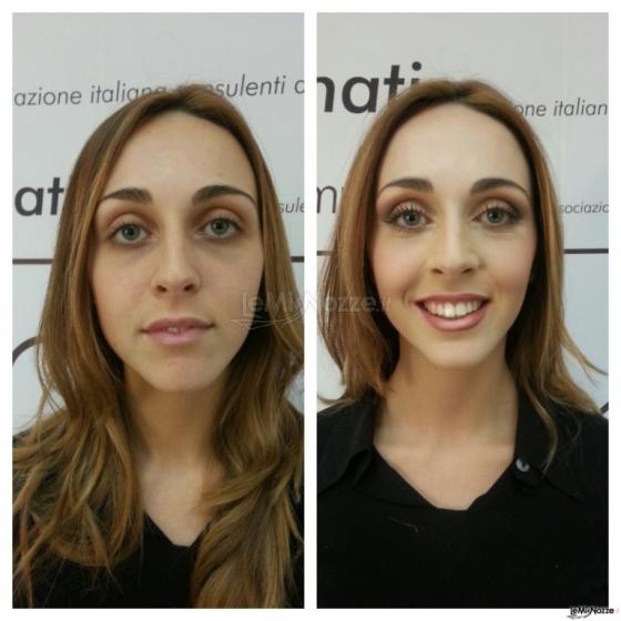 Prima e dopo trucco sposa - Alexa make up artist