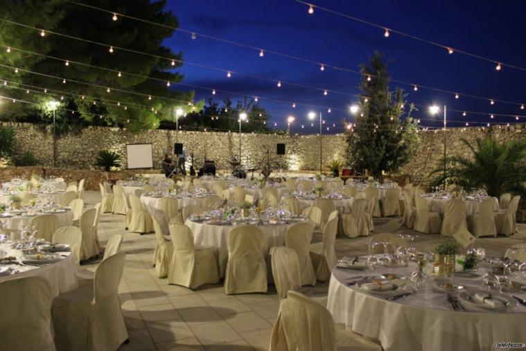 Matrimonio 2a Corte con addobbo luci cielo