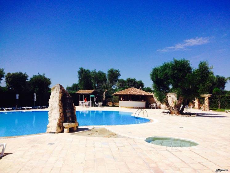 Agriturismo Tredicina - Gli spazi a bordo piscina