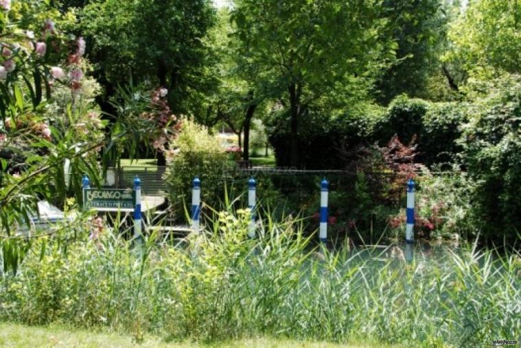 Giardino della location di matrimonio