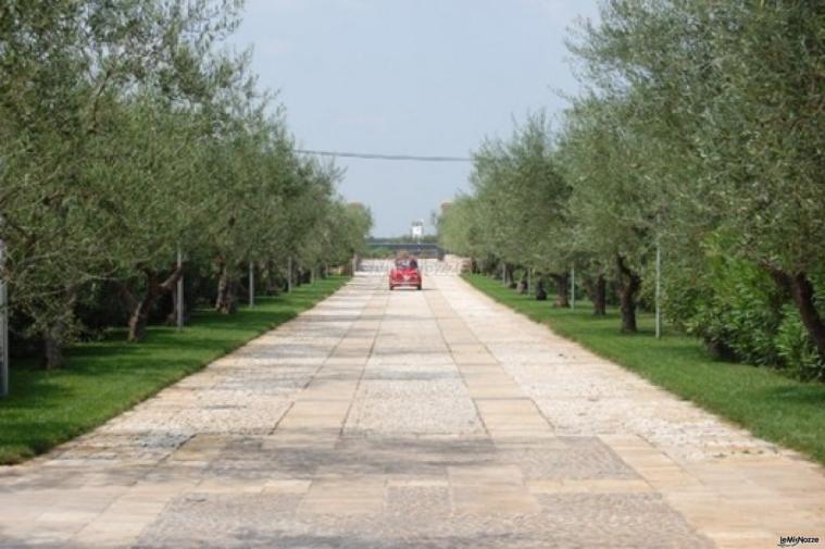 Ingresso alla location di nozze a Casamassima (Bari)