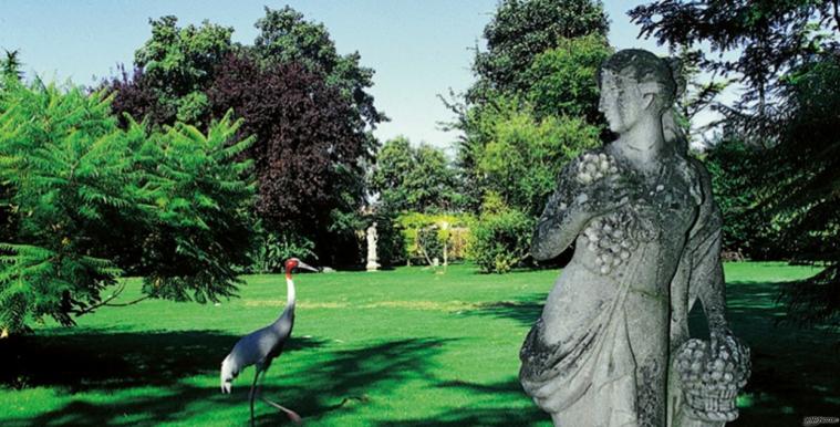 Il parco secolare, le statue gli animali in semilibertà di Parco Gambrinus