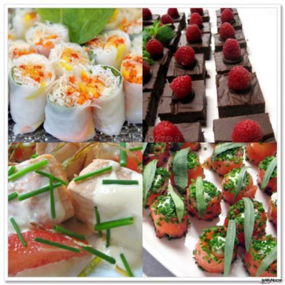 Finger food per il banchetto di matrimonio