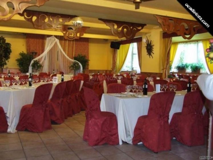 Sala per il ricevimento di matrimonio