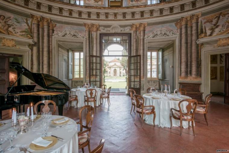 Sala con affreschi per il matrimonio