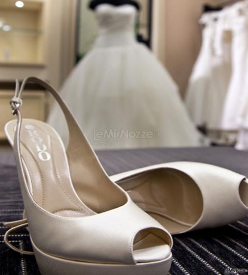 Scarpe per la sposa con plateau