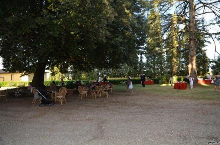 Giardino della villa per matrimoni