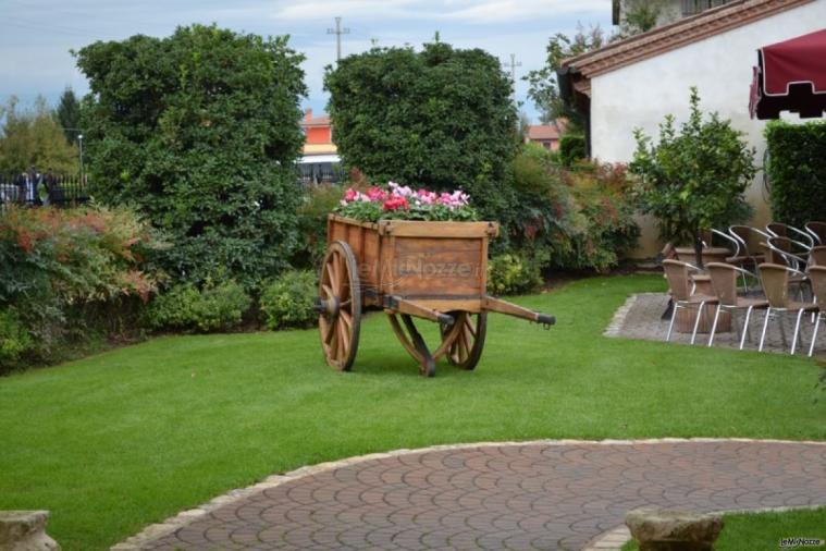 Il giardino del ristorante