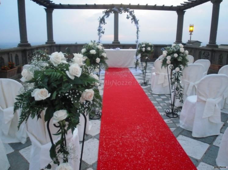 Terrazza panoramica con vista su Roma - Villa Monte D'Oro