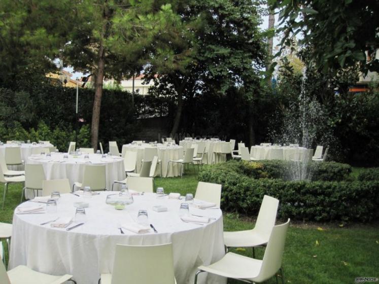 Giardino del ristorante - Ristorante Novilunio