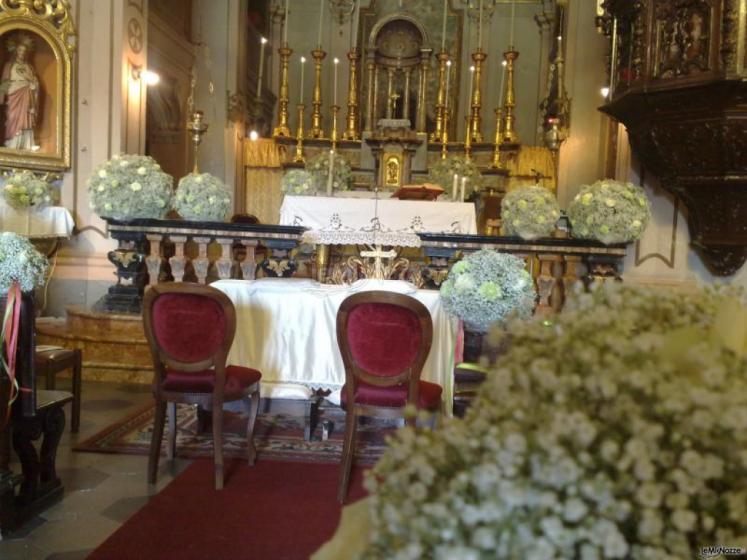 Addobbi floreali per il matrimonio chiesa