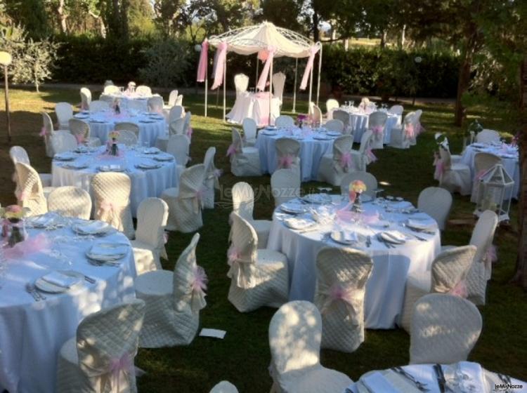 Ricevimento di matrimonio in giardino a Pisa