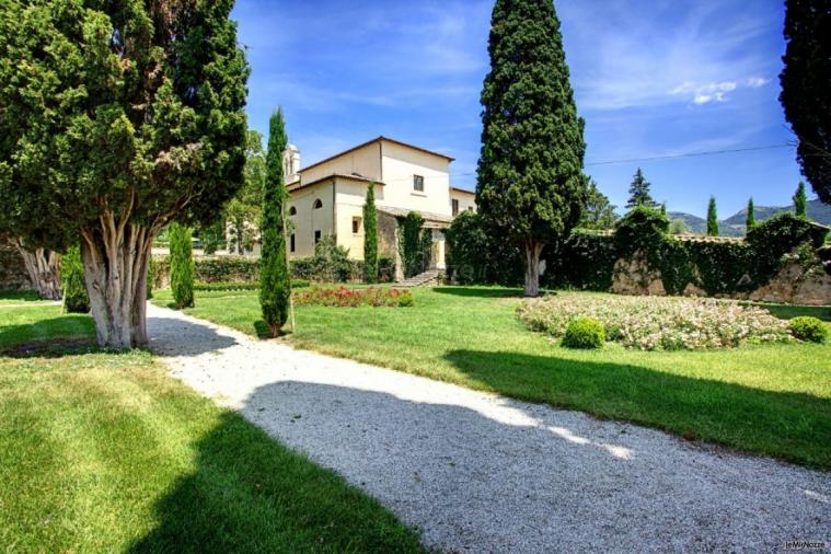 Viale d'ingresso al convento