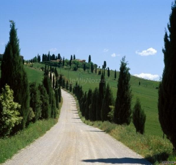 Ingresso della location di matrimonio