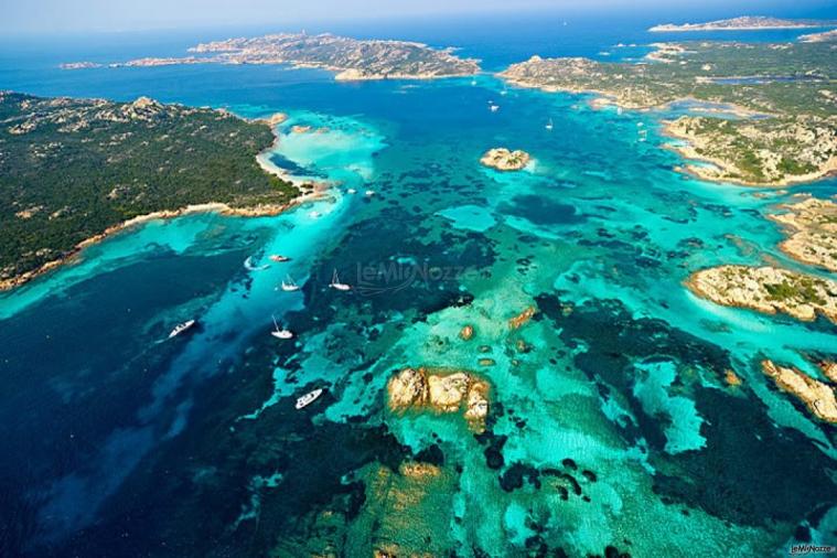 panoramica dall'alto dell'isola