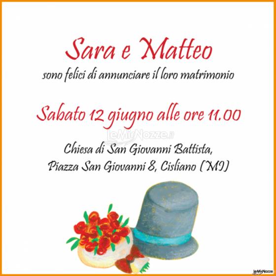 Partecipazioni Matrimonio – Bouquet