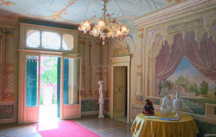 Sala interna per il ricevimento di matrimonio - Villa Lauri