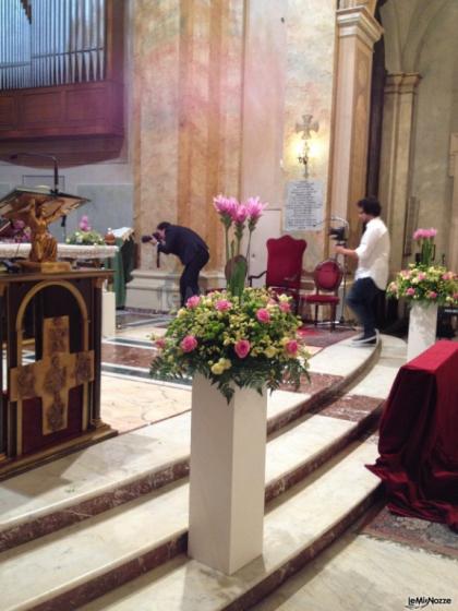 Allestimento floreale della chiesa - Le Creazioni Artistiche a Chieti