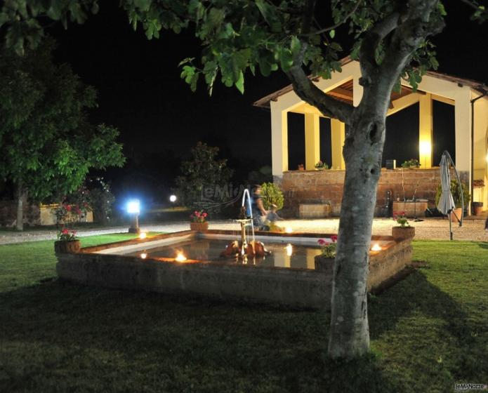 Il fienile in giardino
al Borgo degli Abeti