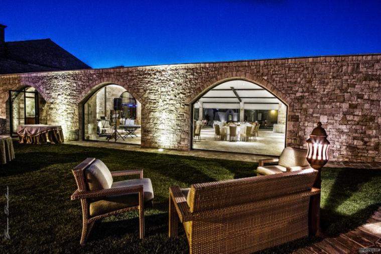 Masseria Bonelli - Esterno relax per gli sposi e invitati