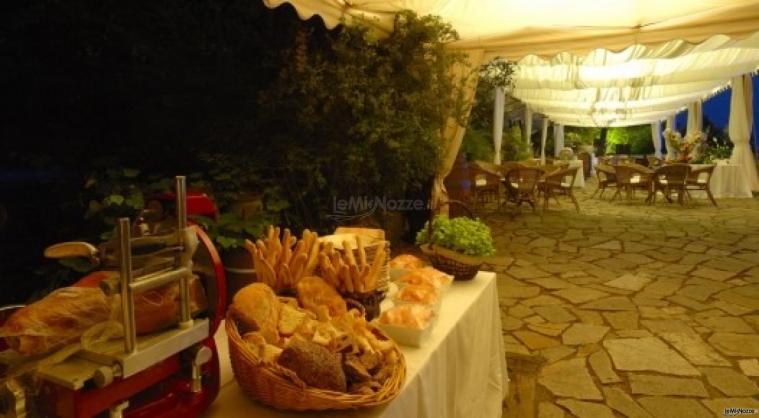 Buffet per il ricevimento di matrimonio