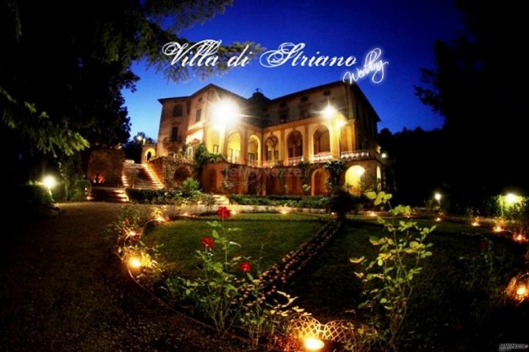 Facciata notte - Villa di Striano