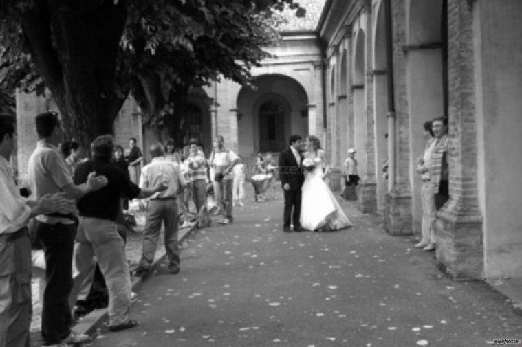 Fotografia degli sposi dopo il matrimonio