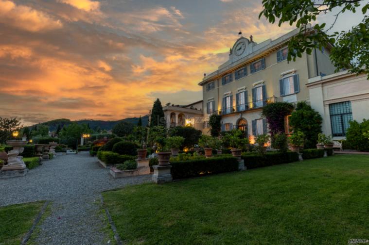 Villa Scorzi al tramonto