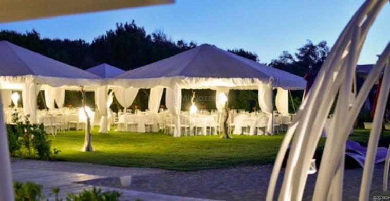 Gazebo per un matrimonio in giardino