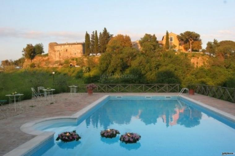 Piscina della location di matrimonio