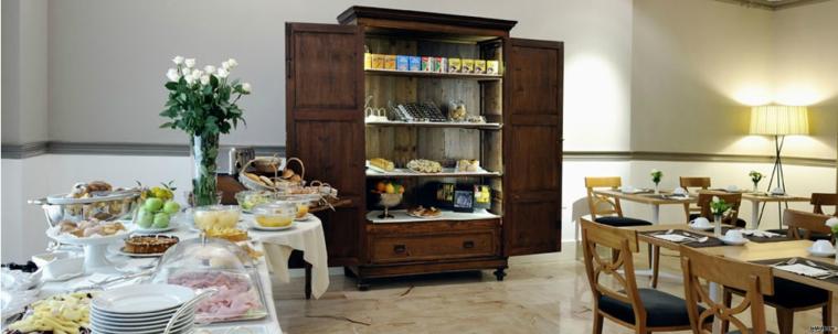 Colazione a Buffet ed atmosfera intima