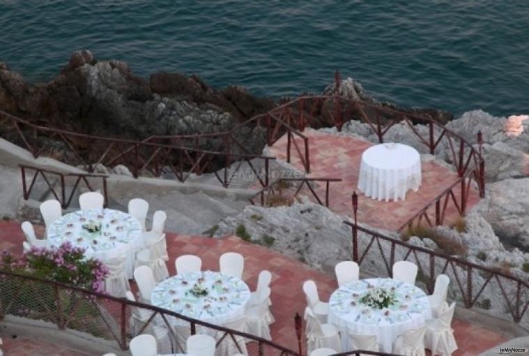 Ricevimento di matrimonio sul mare