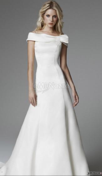 Anna's Dress - Vestito da sposa con scollo a barchetta