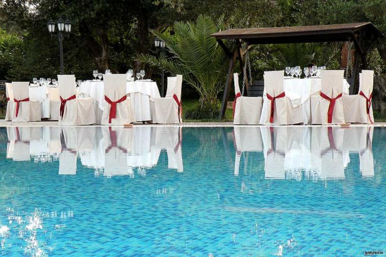 Feudo degli Ulivi Catanzaro - Ricevimento di matrimonio a bordo piscina