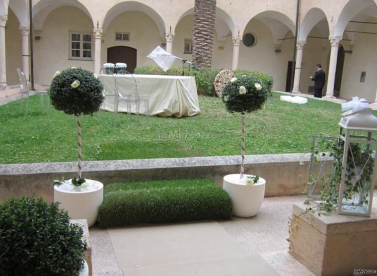 Cerimonia di matrimonio in giardino