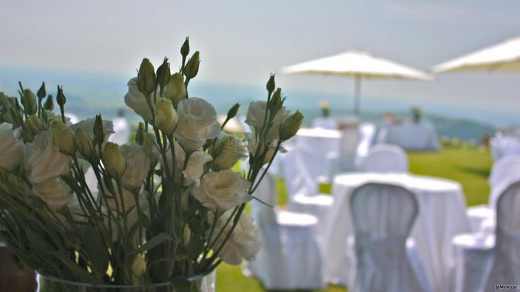 allestimento per ricevimento di matrimonio presso la Tenuta Coffele