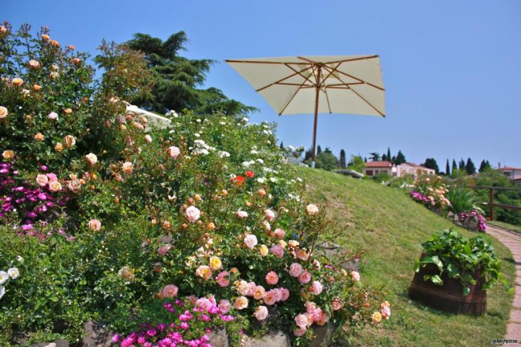 decorazioni floreali della Tenuta Coffele