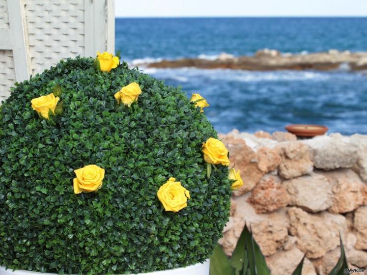 Cerimonia in spiaggia, dettaglio