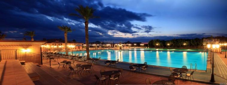 Grand Hotel Vigna Nocelli Ricevimenti - La piscina al tramonto