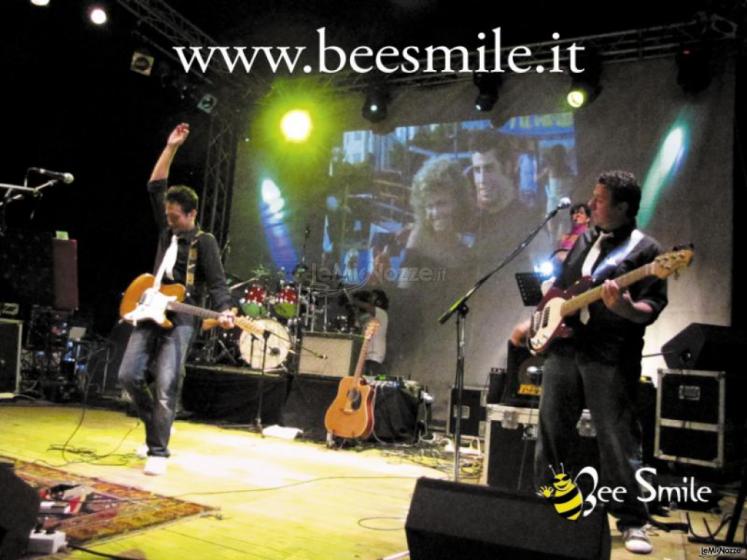 Esibizione live della band sul palco