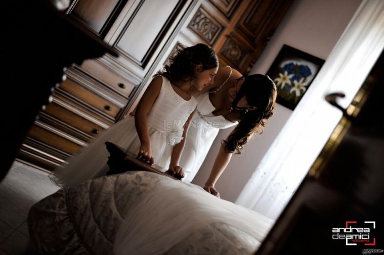 Servizio fotografico a casa della sposa