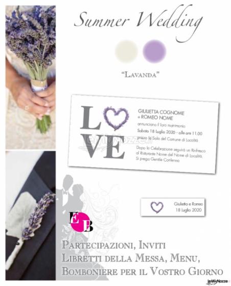 Elisabetta Brustio Grafica creativa - Tema lavanda