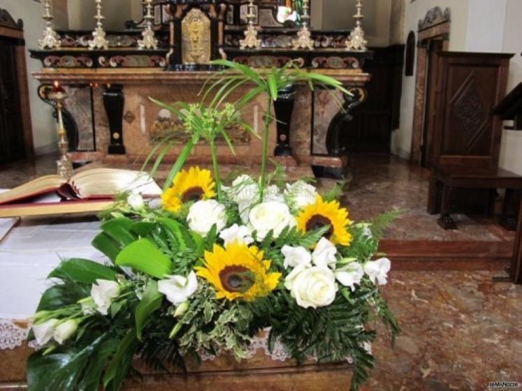 Fiori e addobbi di girasoli per il matrimonio