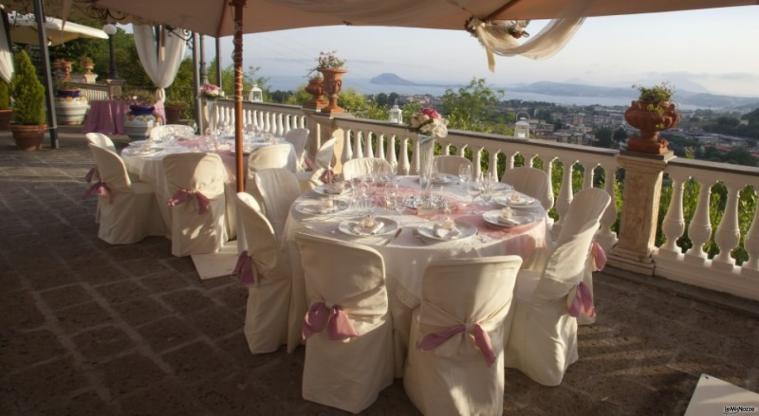 Terrazza con vista panoramica per il matrimonio - Villa Falanghina