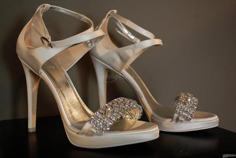 Scarpe da sposa con plateau