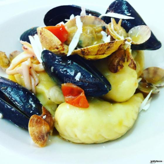 Ristorante Aquamarina - Culurgiones con frutti di mare